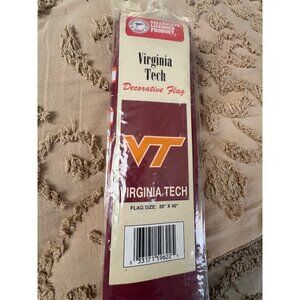 Virginia Tech VT Decorative Garden Yard Flag 28" X 40" College Licensed Maroon